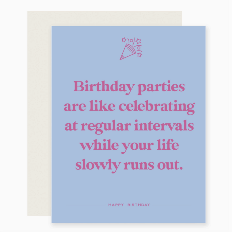 Celebrate At Intervals Birthday Card