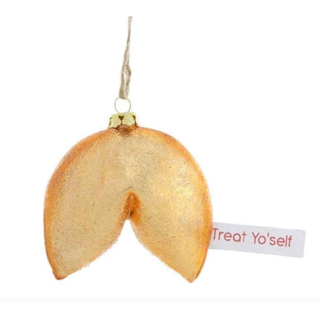Treat Yo Self Fortune Cookie Ornament