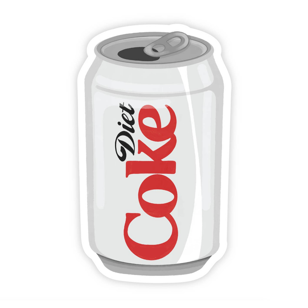 Crispy Diet Cola Can Vinyl Sticker