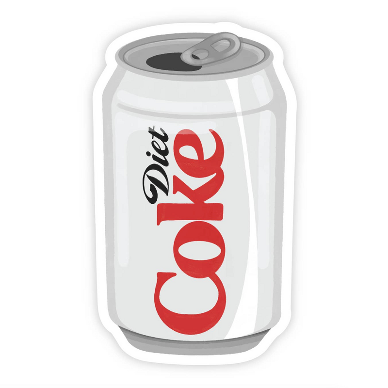 Crispy Diet Cola Can Vinyl Sticker