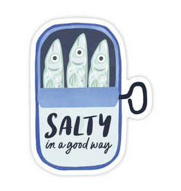 Salty Sardine Sassy Fish Vinyl Sticker