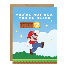 Super Retro Video Game Pop Culture Birthday Card