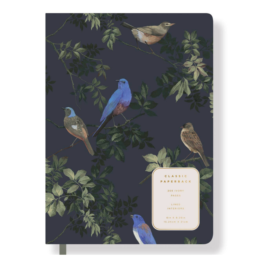 Mem Midnight Bird Small Paperback  Journal