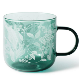 P65 Flr Nouveau Glass Mug Nouveau