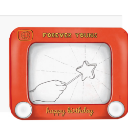 Forever Young Sketch Toy Greeting Card