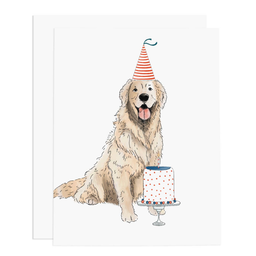 Golden Party Greeting Card