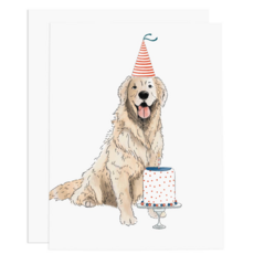 Golden Party Greeting Card