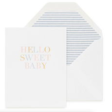 Hello Sweet Baby Card