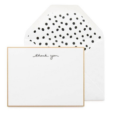 Scatter Dot Thank You Notecard Set