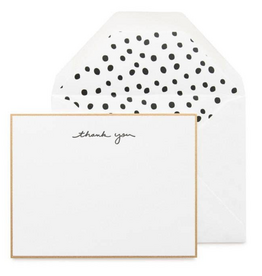 Scatter Dot Thank You Notecard Set