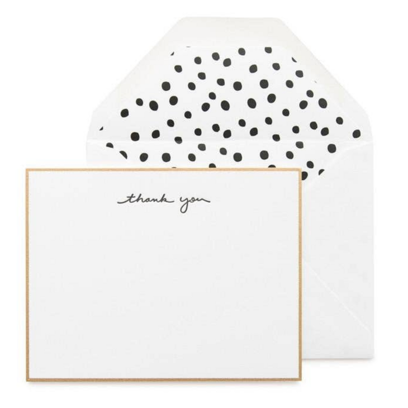 Scatter Dot Thank You Notecard Set