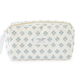 Small Cosmetic Pouch Blue Floral