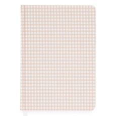 Pink Gingham Tailored Journal