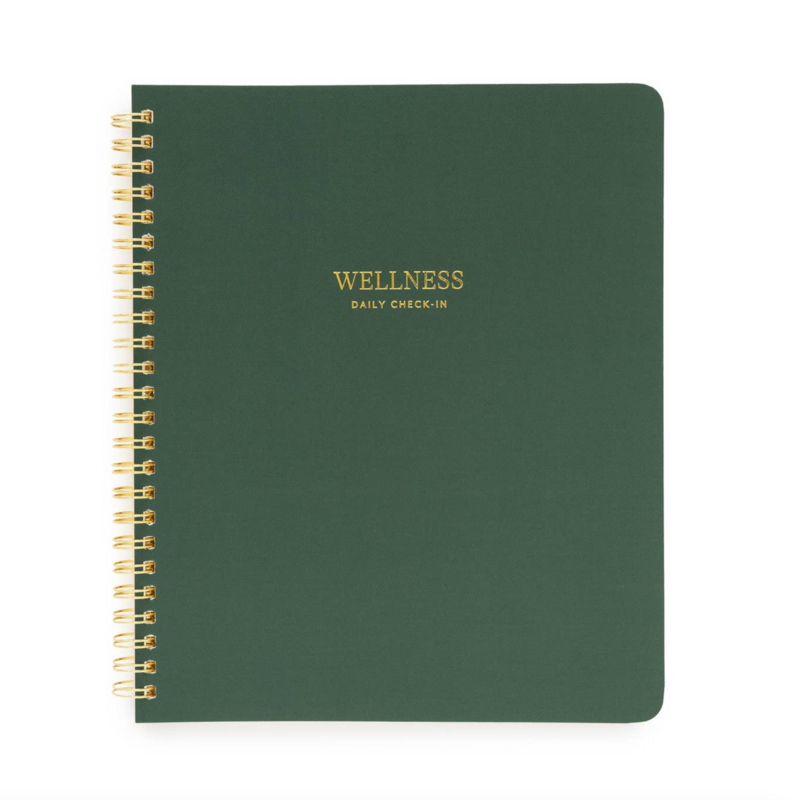 Wellness Spiral Notebook Guided Notebook