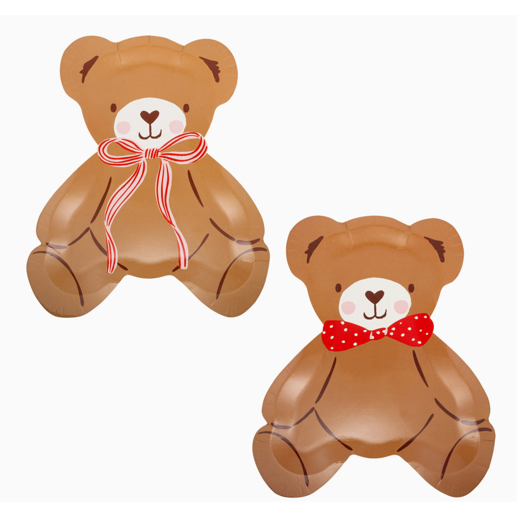Beary Loved Teddy Bear Plate Set