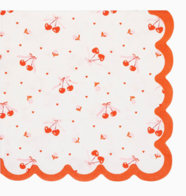 Tossed Cherry Cocktail Napkin