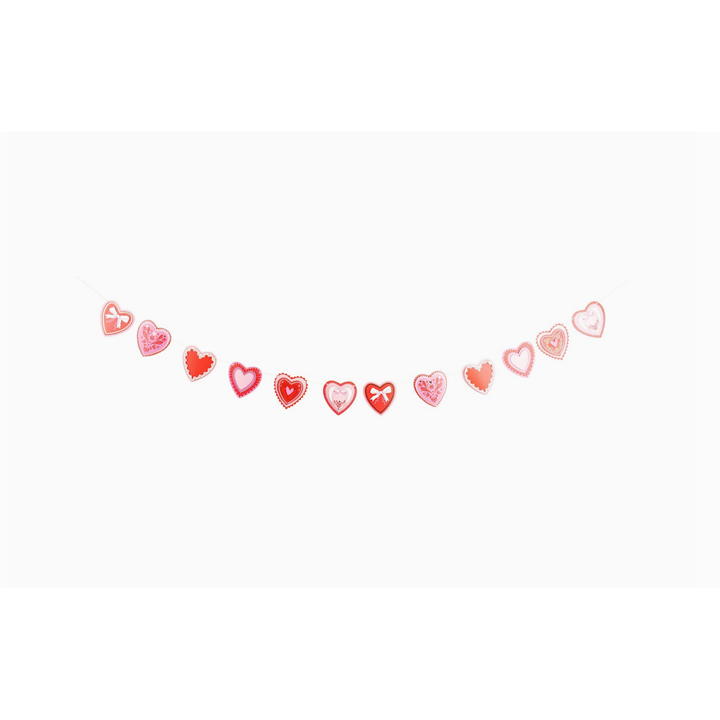 Layered Heart Banner