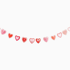 Layered Heart Banner