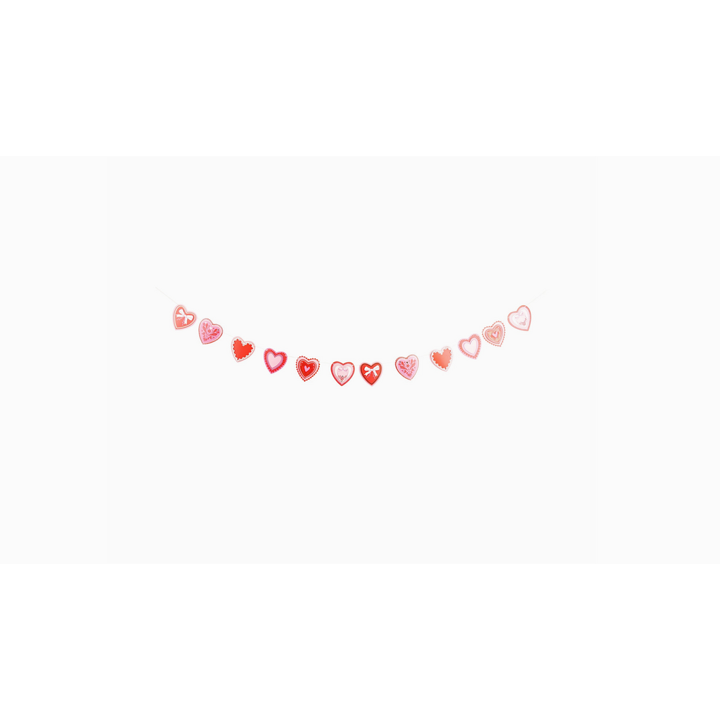 Layered Heart Banner