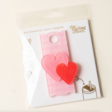 Charming Gingham Tumbler Lid Tag