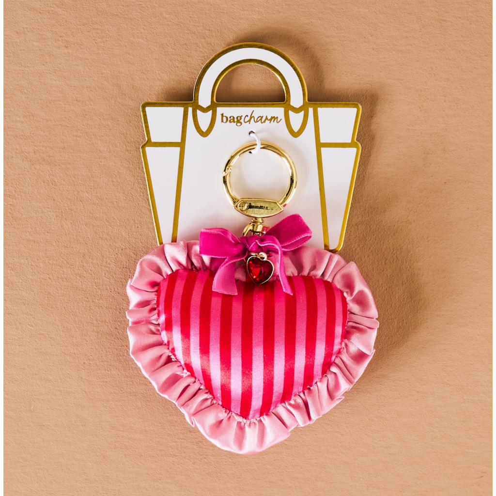 Heartthrob Puffy Heart Bag Charm