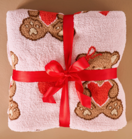 Teddy Bear Hugs Cozy Dreams Luxe Blanket