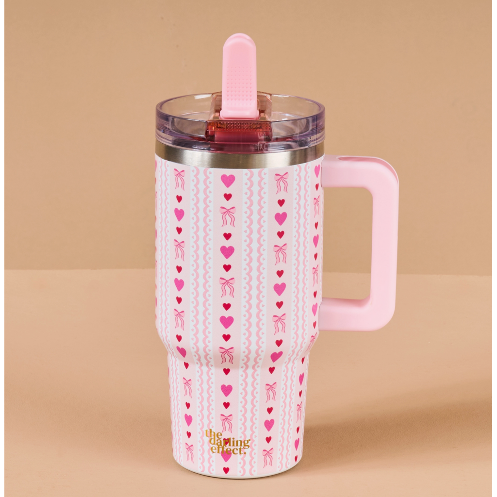 Oh So Lovely Flip Straw Tumbler 20oz