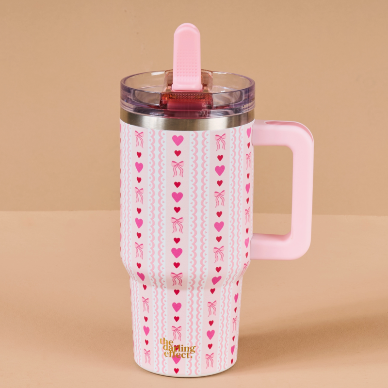 Oh So Lovely Flip Straw Tumbler 20oz
