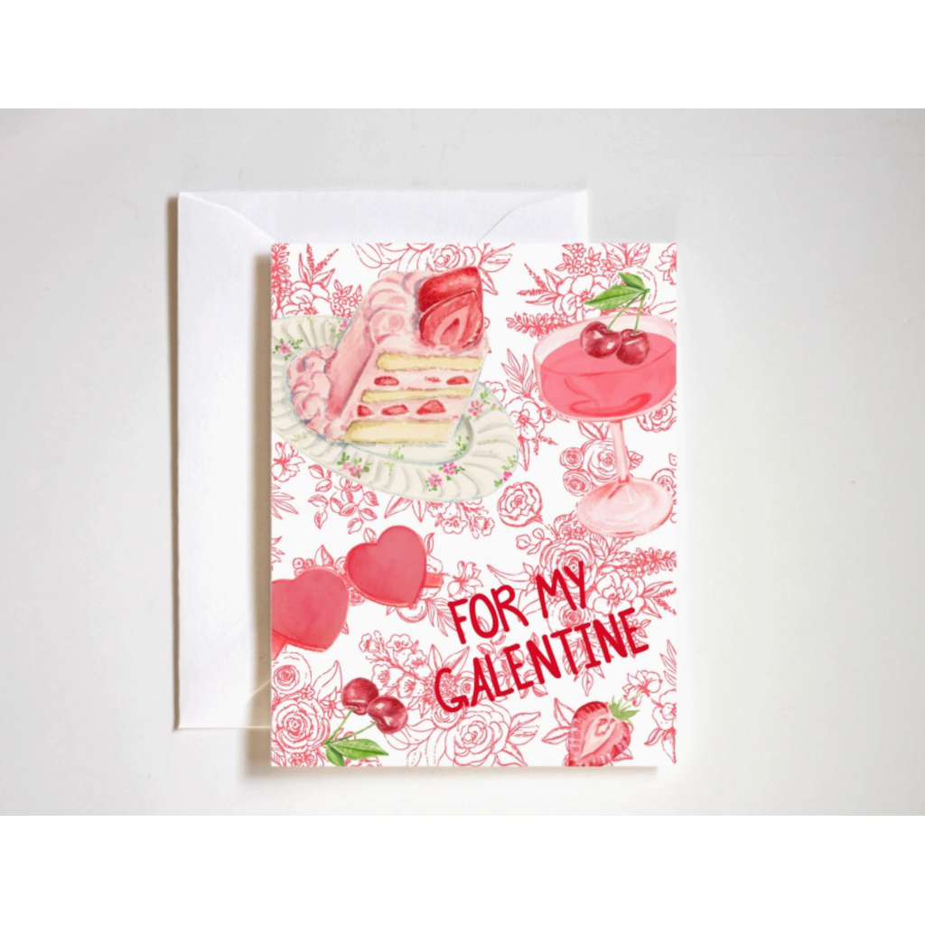 For My Galentine Valentines Day Love Cards