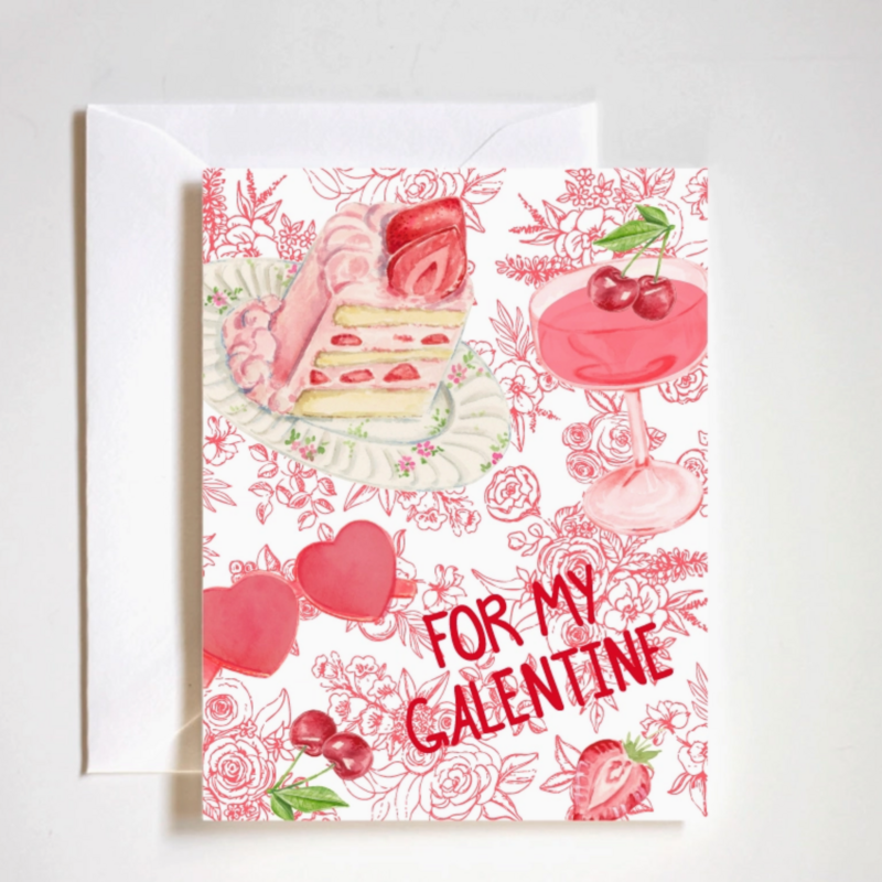 For My Galentine Valentines Day Love Cards