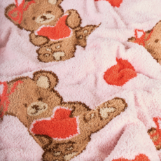 Teddy Bear Hugs Cozy Dreams Luxe Blanket