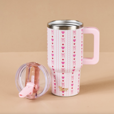 Oh So Lovely Flip Straw Tumbler 20oz