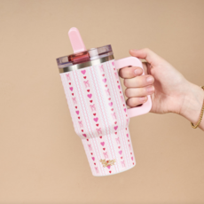 Oh So Lovely Flip Straw Tumbler 20oz