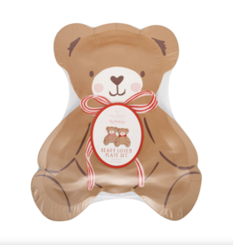 Beary Loved Teddy Bear Plate Set