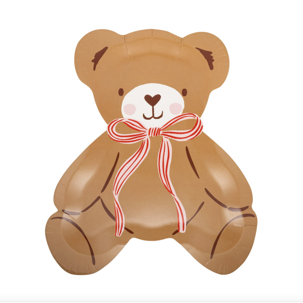 Beary Loved Teddy Bear Plate Set