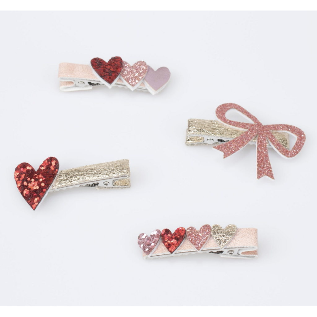 Valentine's Hair Clips