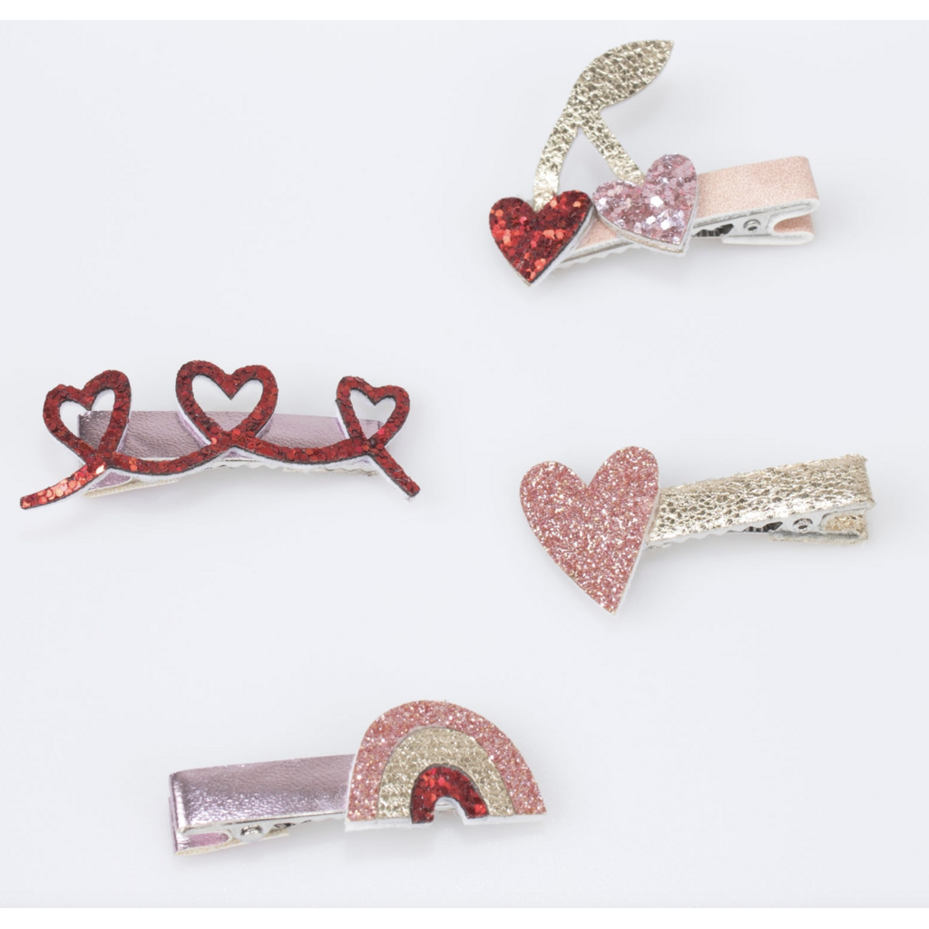 Valentine's Hair Clips