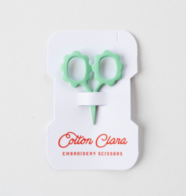 Mini Sunflower Embroidery Scissors Turquoise