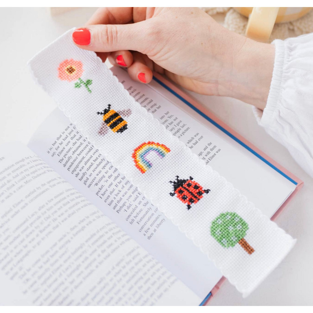 Nature Rainbow Cross Stitch Bookmark Kit