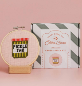 Pickle Jar Cross Stitch Kit
