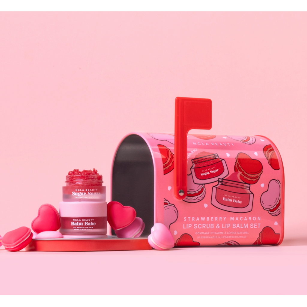Strawberry Macaron Valentine's Day Lip