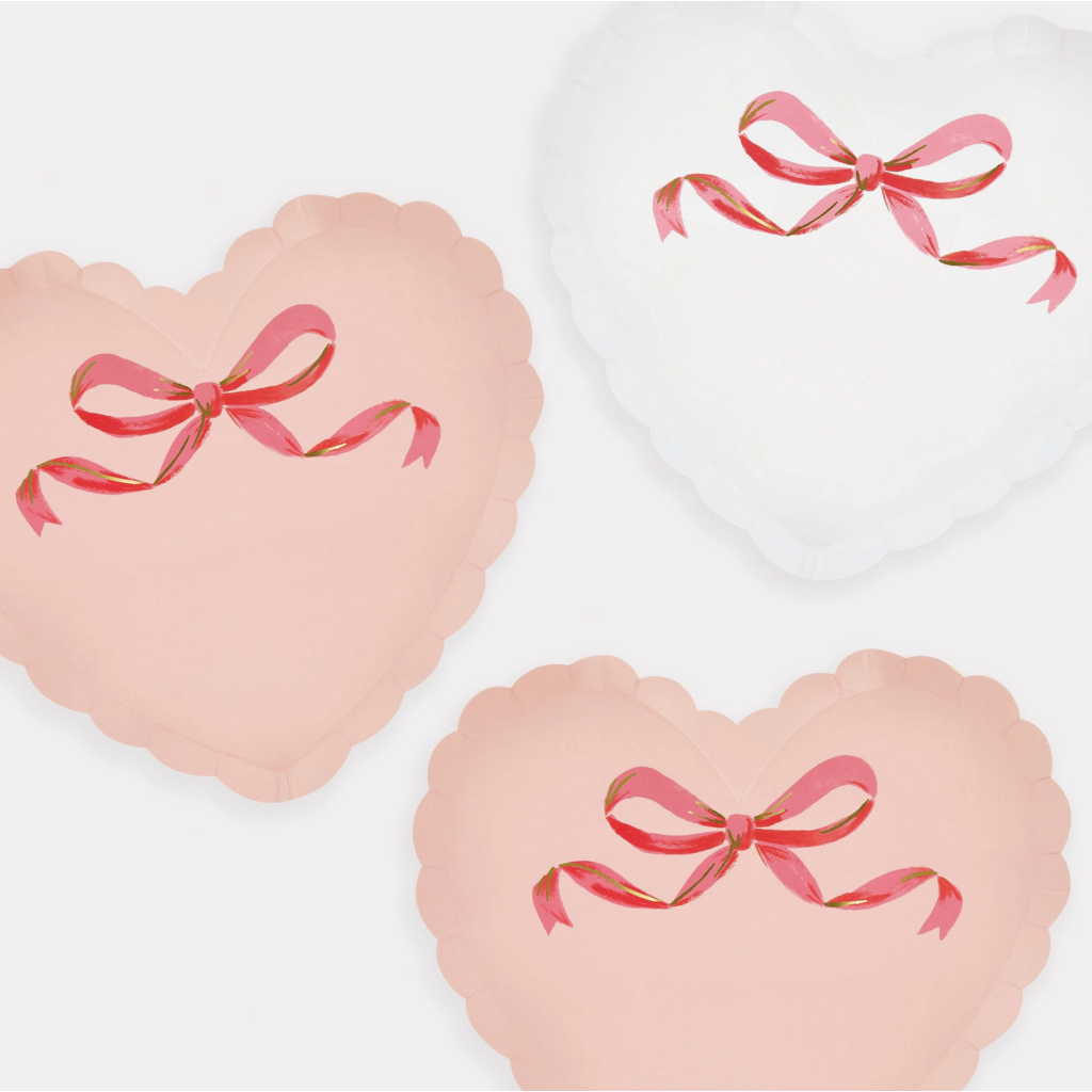 Coquette Heart Plates