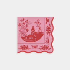 Pink Vintage Botanical Small Napkins