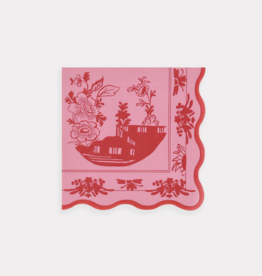 Pink Vintage Botanical Small Napkins