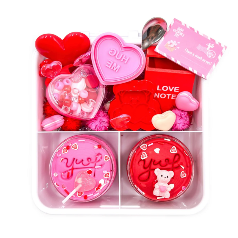 Valentine's Day Cookies Sensory Dough Bag