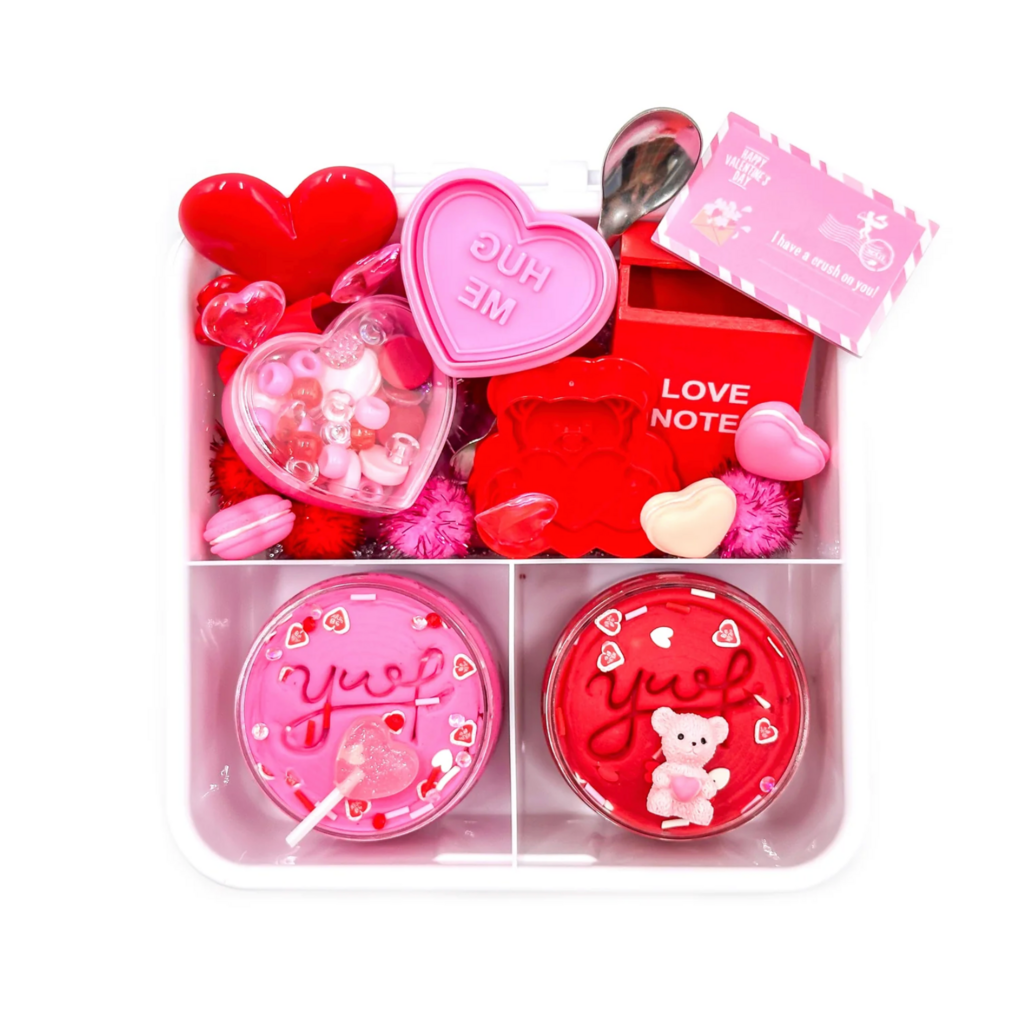 Valentine's Day Cookies Sensory Dough Bag