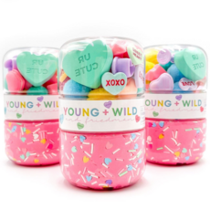 Pastel Hearts Grab & Go Dough Jar