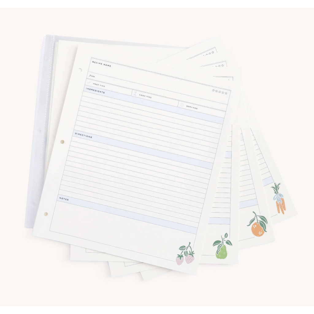 Recipe Binder Page Pack
