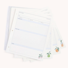 Recipe Binder Page Pack