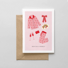 Besties & Bubbly - Galentine's Day Card